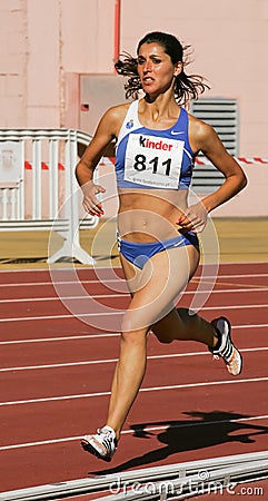 Athletics Championship, Lidia Sousa Editorial Stock Photo