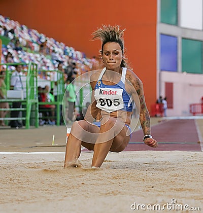 Athletics Championship, Marta Godinho Editorial Stock Photo