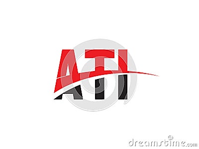 ATI Letter Initial Logo Design Vector Illustration Vector Illustration