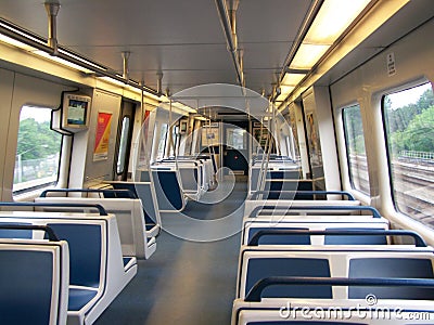 Atlanta Marta New Train Interior Stock Photo