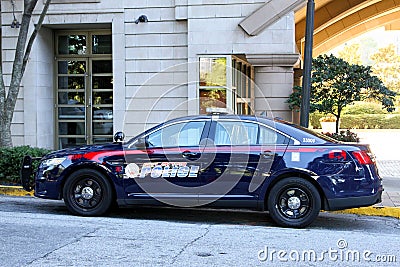 Atlanta Police Cruiser Editorial Stock Photo