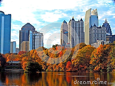 Atlanta Skyline Stock Photo