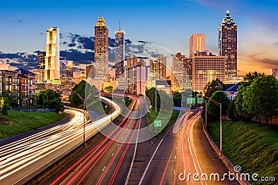 Atlanta Skyline Stock Photo