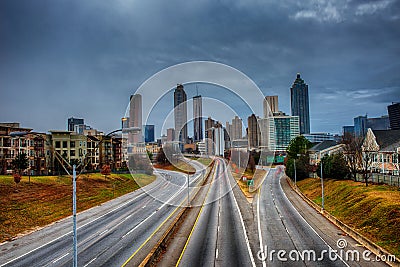 Atlanta Skyline Editorial Stock Photo