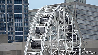 Atlanta Skyview Ferris Wheel at Centennial Olympic Park - ATLANTA, USA - APRIL 22, 2016 Editorial Stock Photo