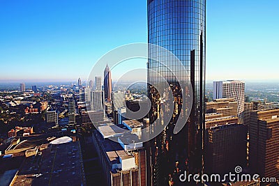 Atlanta& x27;s Reflection Stock Photo
