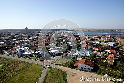 Atlantic coastline, La Paloma, Uruguay Stock Photo