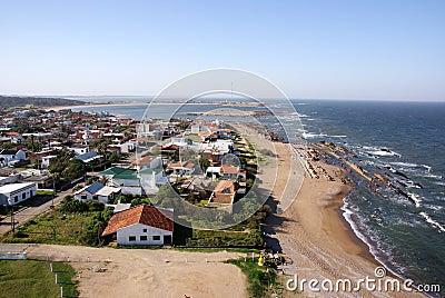 Atlantic coastline, La Paloma, Uruguay Stock Photo