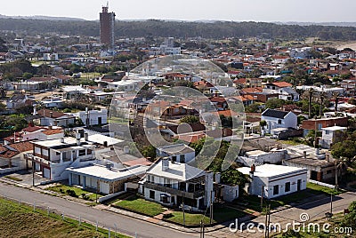 Atlantic coastline, La Paloma, Uruguay Stock Photo