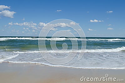 Atlantic Ocean Beach Stock Photo