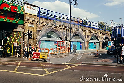 Atlantic Road, London Editorial Stock Photo