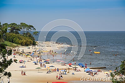 Atlantida beach landscape in Canelones, Uruguay Editorial Stock Photo