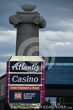 Atlantis Casino Resort Spa in Reno, Nevada Editorial Stock Photo