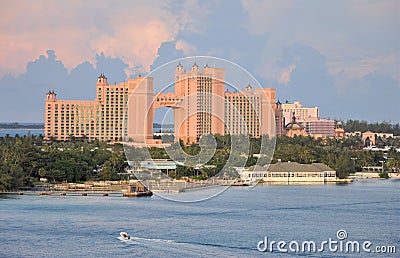 Atlantis Hotel nassau Bahamas Stock Photo