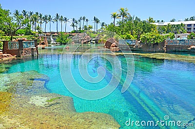 Atlantis Paradise Island Resort, Nassau. Editorial Stock Photo