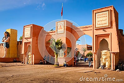 Atlas Film Studios. Ouarzazate. Morocco. Editorial Stock Photo
