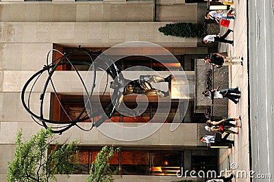 Atlas Statue, New York City Editorial Stock Photo