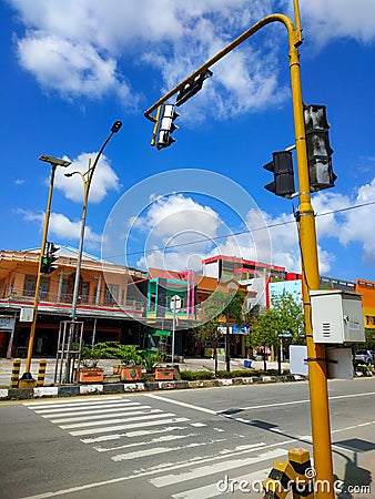 The atmosphere of the city is quiet because residents rest during the day in the month of Ramadan Editorial Stock Photo