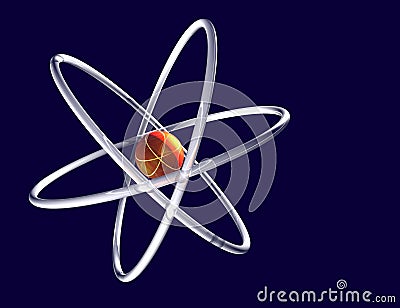 Atom abstract Stock Photo