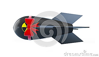 Atom bomb gift Stock Photo