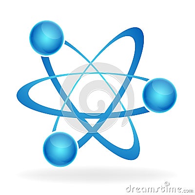 Atom icon Vector Illustration