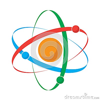 Atom icon Vector Illustration