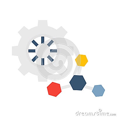 Atom Isolated Vector icon that can be easily modified or edited Vector Illustration