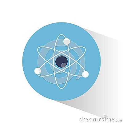 Atom molecule science school Vector Illustration