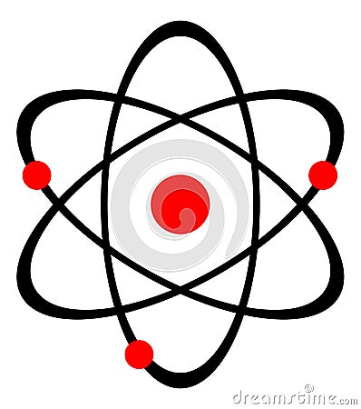 Atom nucleus Vector Illustration