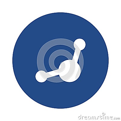 Atom Vector icon which can easily modify or edit Vector Illustration