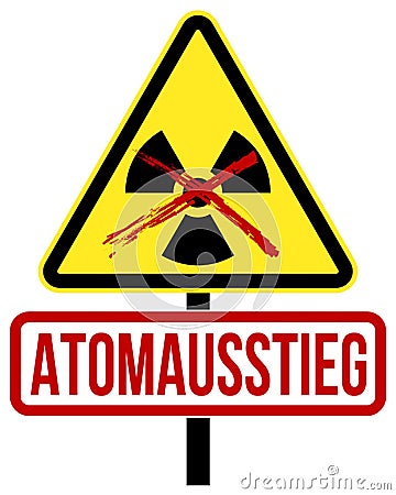 Atomausstieg Stock Photo