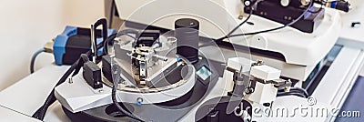 Atomic force microscope in a laboratory BANNER, long format Stock Photo