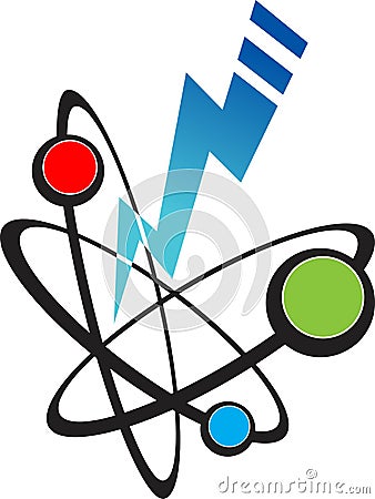 Atomic power Vector Illustration