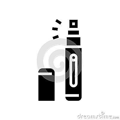 atomizer perfume glyph icon vector illustration Vector Illustration