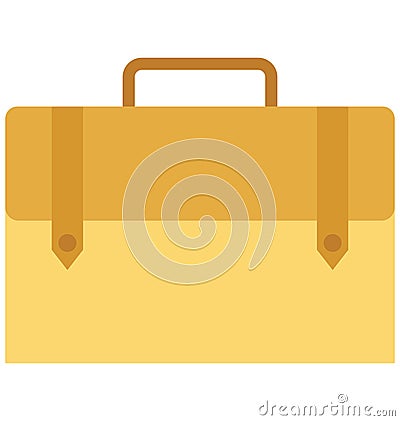 Attache Case Color Isolated Vector Icon that can be easily modified or edit Vector Illustration