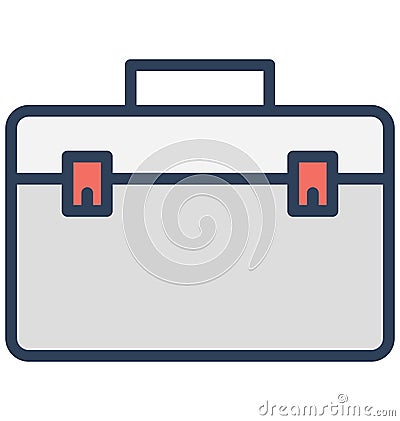 Attache case Isolated Vector Icon That can be very easily edit or modified. Stock Photo