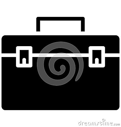 Attache case Isolated Vector Icon That can be very easily edit or modified. Attache case Isolated Vector Icon That can be very e Vector Illustration