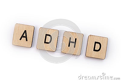 Attention Deficit Hyperactivity Disorder Stock Photo