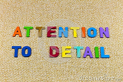 Attention detail attentive business focus exact deliberate expert intent Stock Photo