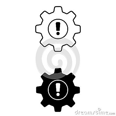 Attention icon vector set. danger illustration sign collection. warning symbol. Cartoon Illustration