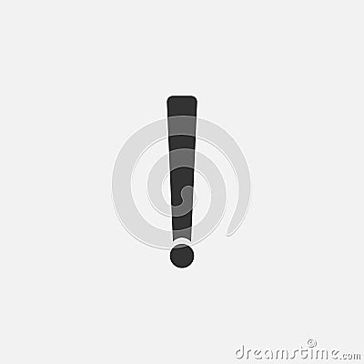 Attention sign icon, attention, sign, exclamation, mark Vector Illustration