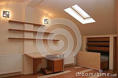 Attic Stock Photo