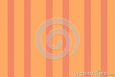 Attire seamless vector stripe, difficult lines fabric texture. Refresh pattern background vertical textile in orange and red Vector Illustration