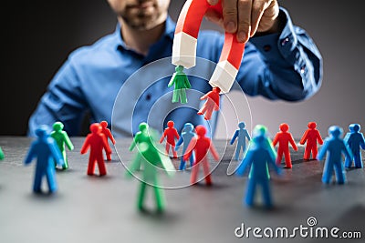 Attract Customers And Leads With Magnet Stock Photo