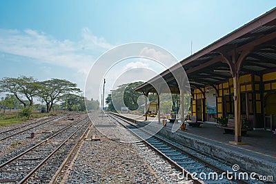 Attractions Old Railway Station Stock Photo