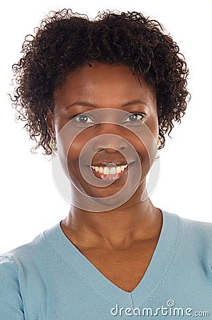 Attractive African woman Stock Photo