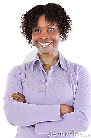 Attractive African woman Stock Photo