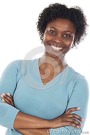 Attractive African woman Stock Photo