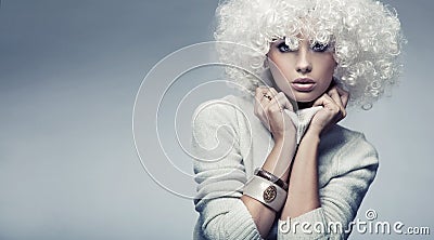Attractive blond beauty Stock Photo