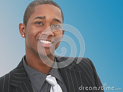 Attractive Business Man In Suit Stock Photo